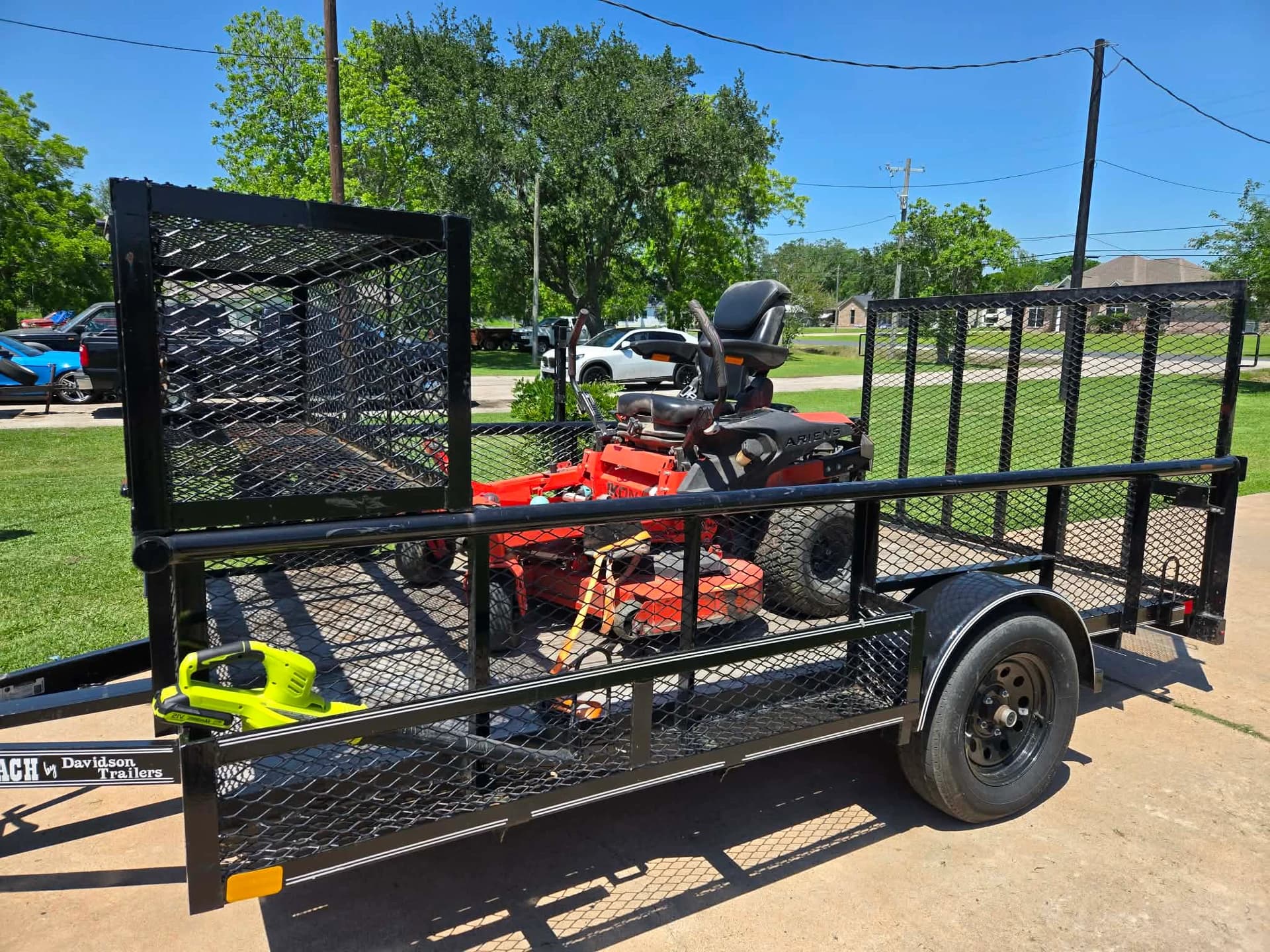 2024 DAVIDSON 77X122 LANDSCAPE-TRAILER — photo 2 of 9