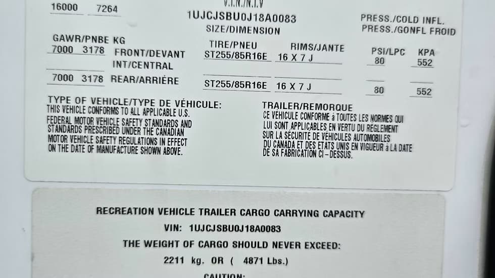 2018 Jayco Talon 3013 — photo 14 of 14